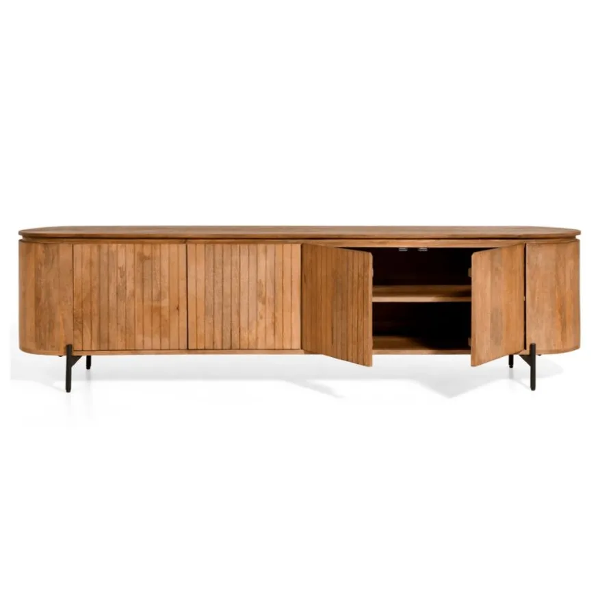 TV-meubel Viktor Lichtbruin - 210x56x43 cm