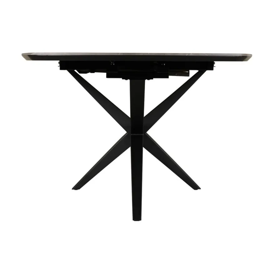 Uitschuifbare Eettafel Enjoy Donkergrijs - 220/277x120 cm