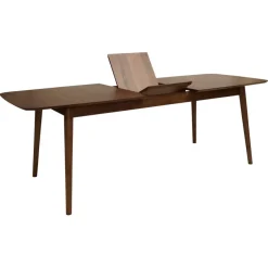 Uitschuifbare Eettafel Saga Bruin - 180/219x90 cm