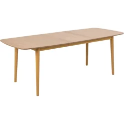 Uitschuifbare Eettafel Saga Naturel - 180/219x90 cm