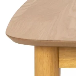 Uitschuifbare Eettafel Saga Naturel - 180/219x90 cm