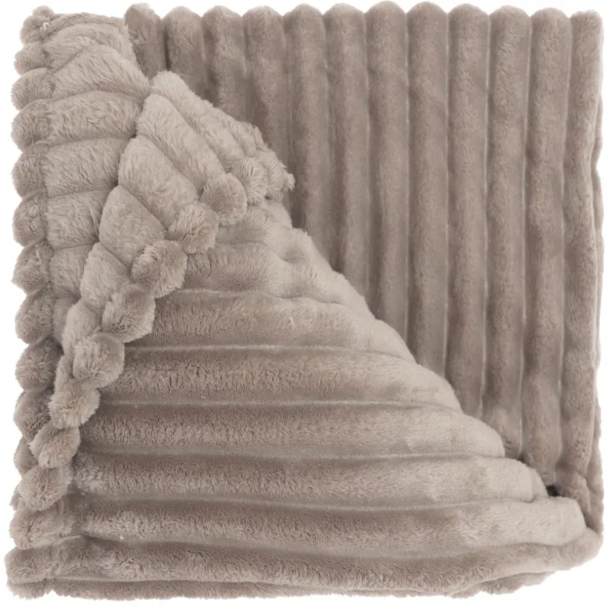 Unique Living Plaid Lex Taupe - 150x200 cm