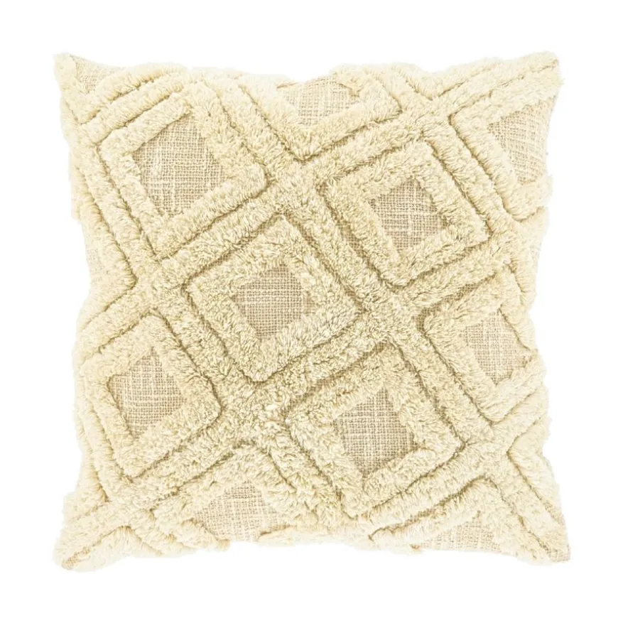 Unique Living Sierkussen Fenne Beige - 45x45 cm