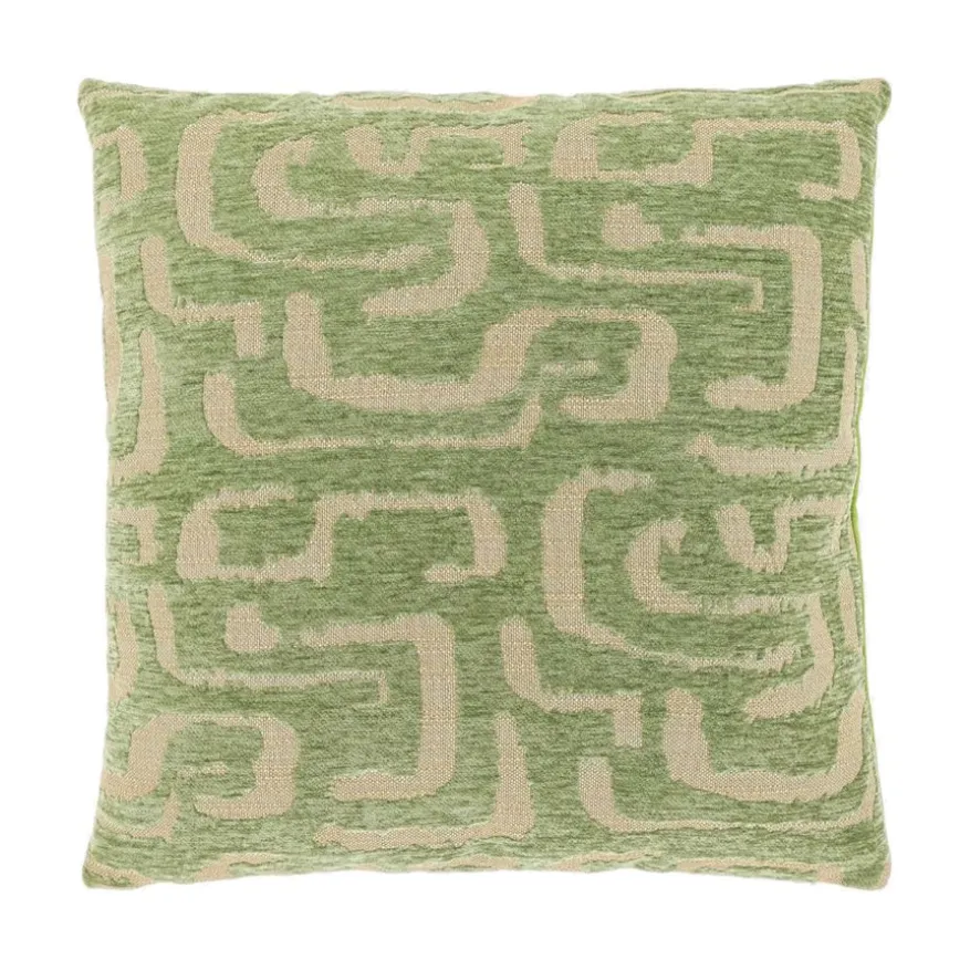 Unique Living Sierkussen Liam Groen - 45x45 cm