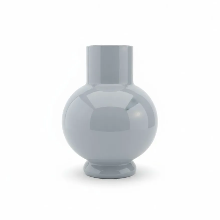 Vaas Deborah Grijs - 22 cm hoog