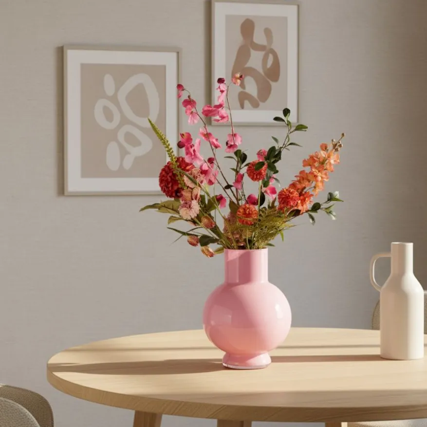 Vaas Deborah Roze - 39 cm hoog
