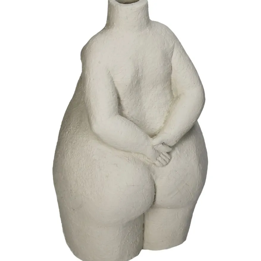 Vaas Manou Ivoor - 28 cm hoog