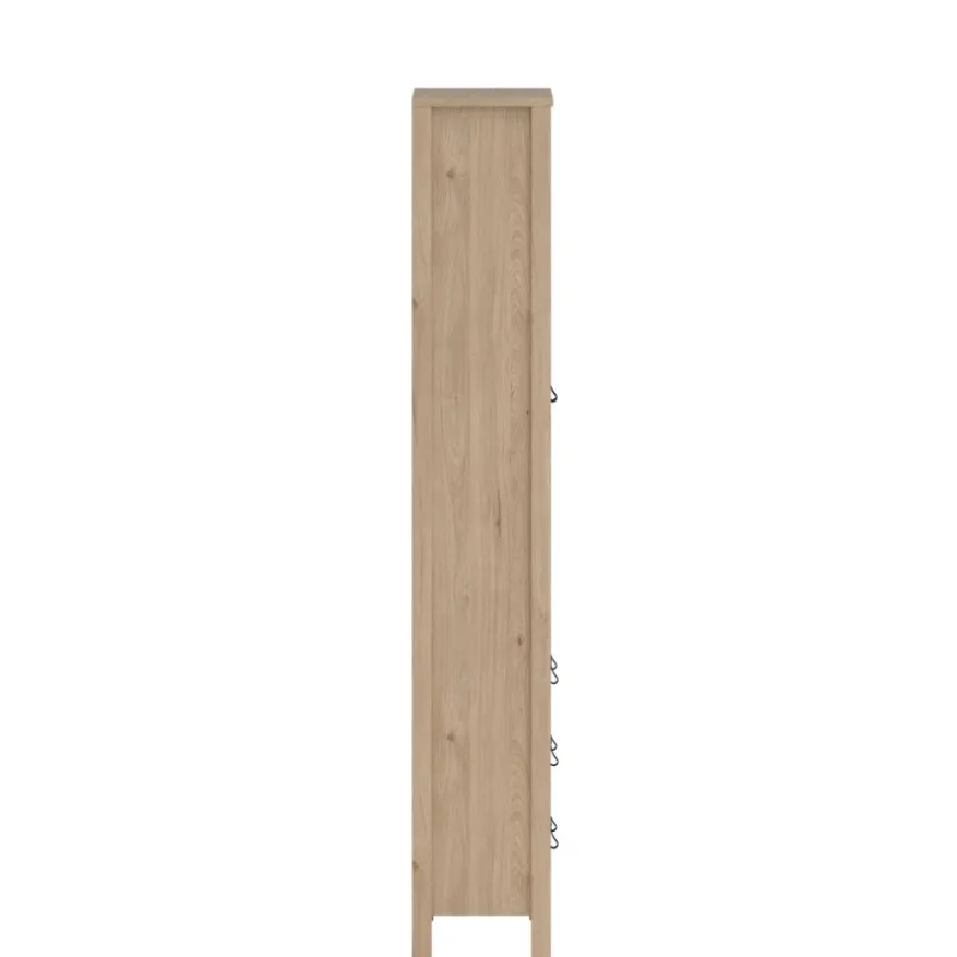 Vitrinekast Dallas Eiken - 79x199x33 cm