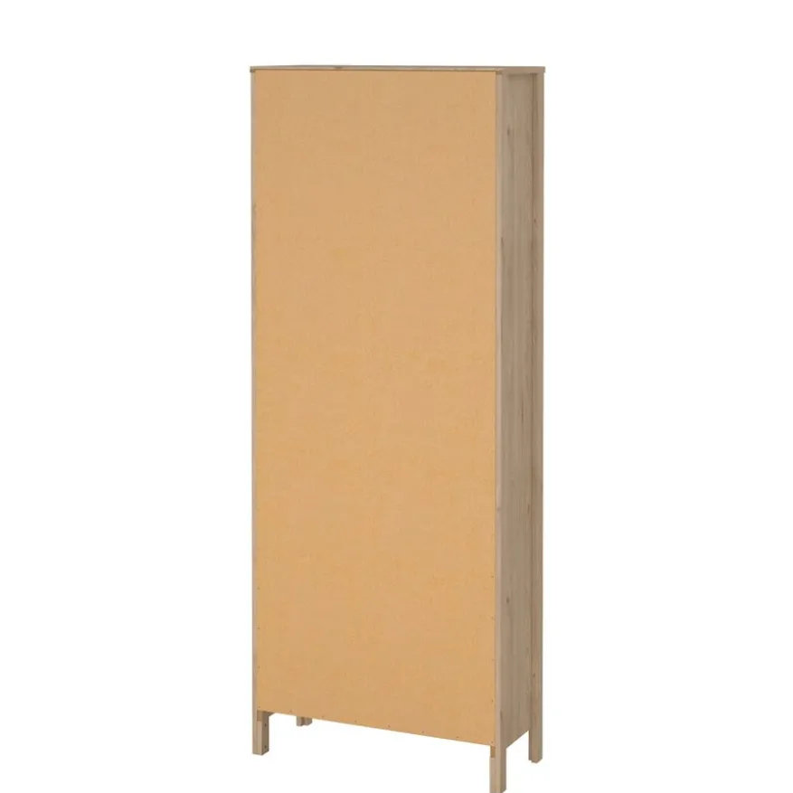 Vitrinekast Dallas Eiken - 79x199x33 cm