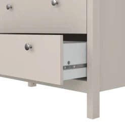 Vitrinekast Dallas Taupe - 79x199x33 cm