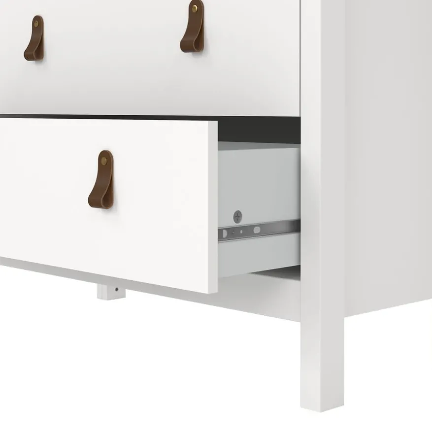 Vitrinekast Dallas Wit - 79x199x33 cm