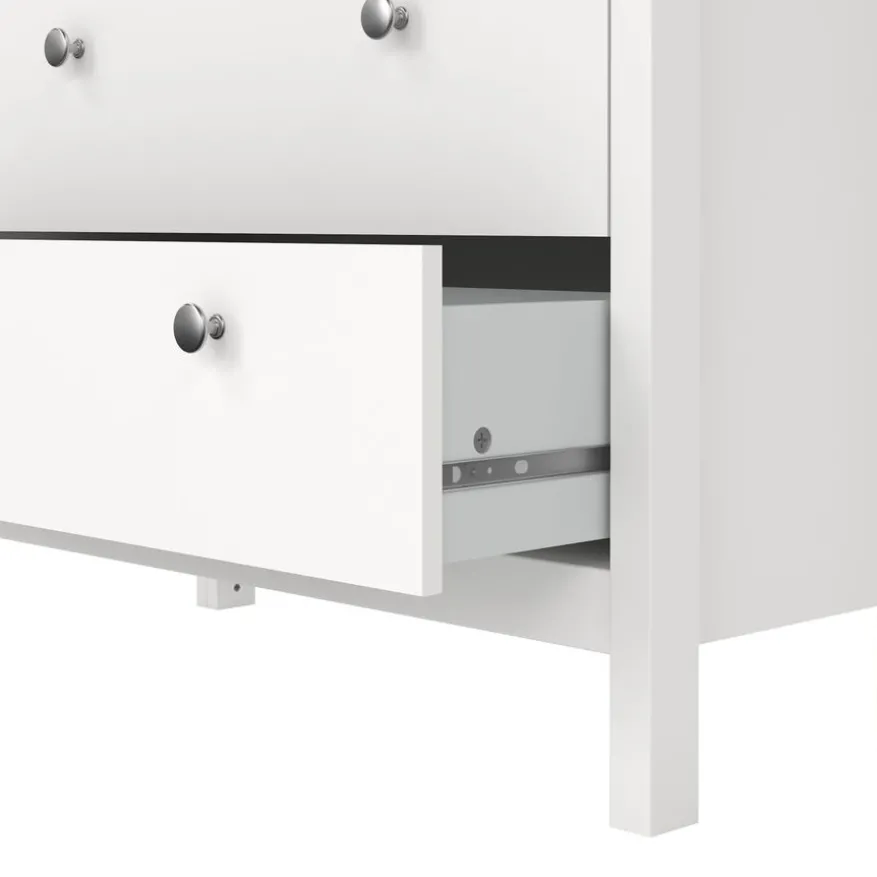 Vitrinekast Dallas Wit - 79x199x33 cm
