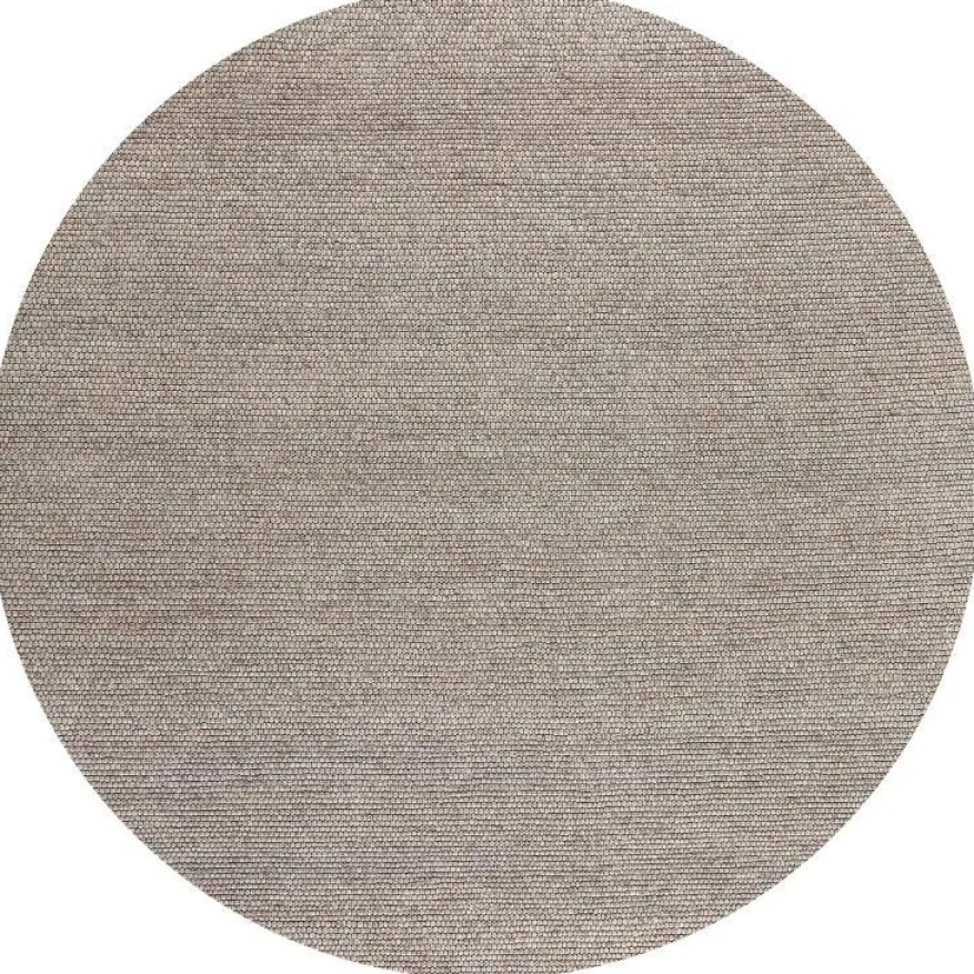 Vloerkleed Valentino Taupe - Ø 240 cm