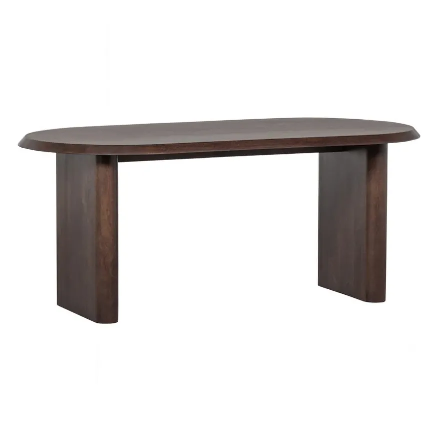 vtwonen Eettafel Ellips Bruin - 180x90 cm