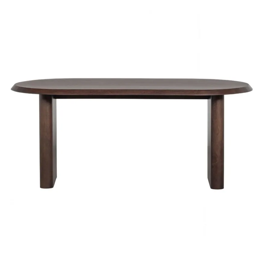 vtwonen Eettafel Ellips Bruin - 180x90 cm
