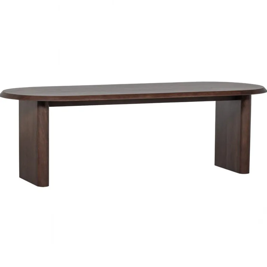 vtwonen Eettafel Ellips Bruin - 240x90 cm
