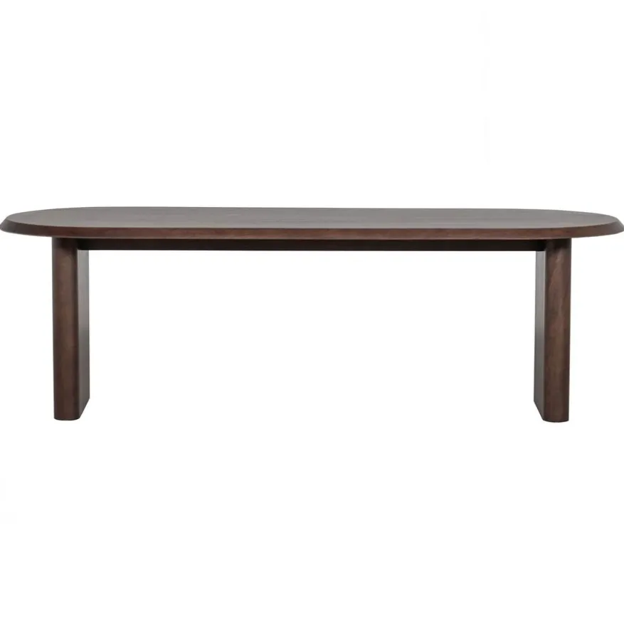 vtwonen Eettafel Ellips Bruin - 240x90 cm