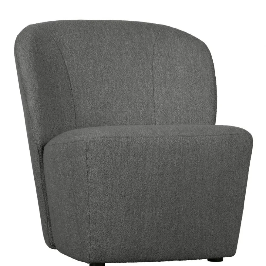 Vtwonen Fauteuil Lofty Donkergrijs