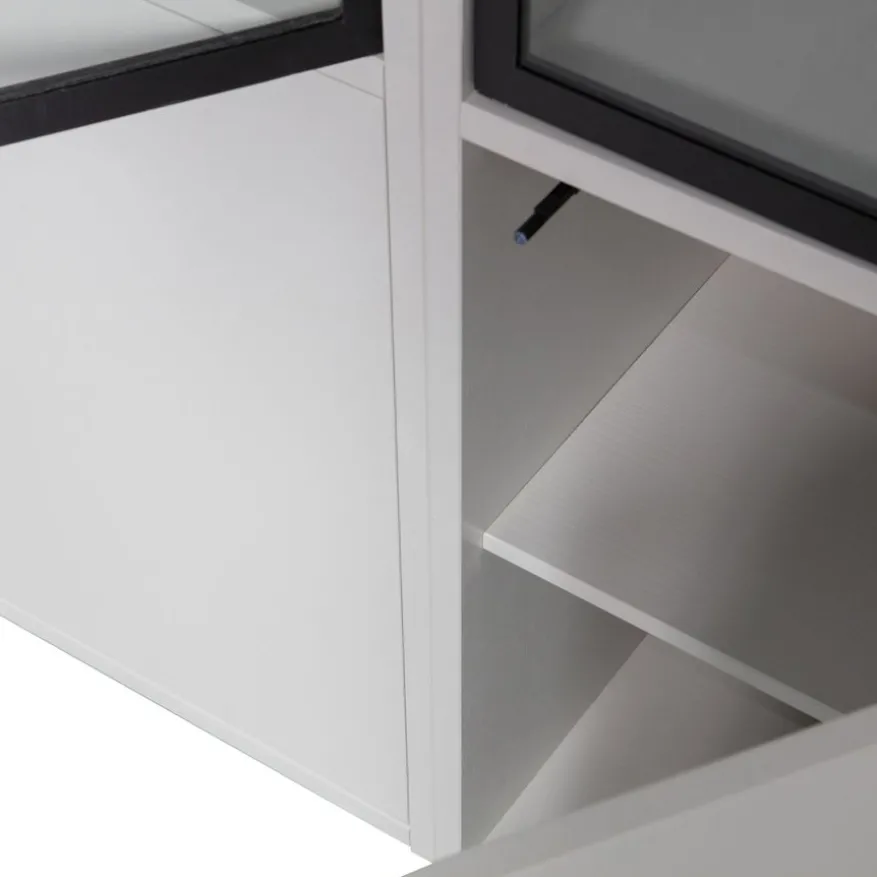 vtwonen Vitrinekast Basic Mist - 101x230x40 cm