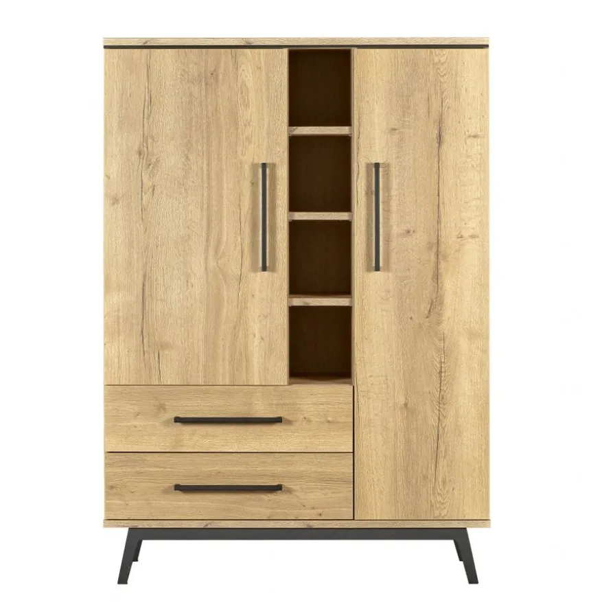 Wandkast Batenburg Naturel - 120x170x45 cm