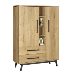 Wandkast Batenburg Naturel - 120x170x45 cm