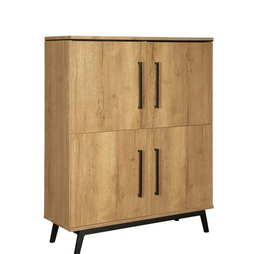 Wandkast Batenburg Naturel - 120x150x45 cm