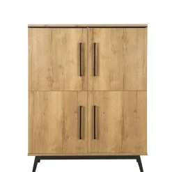 Wandkast Batenburg Naturel - 120x150x45 cm
