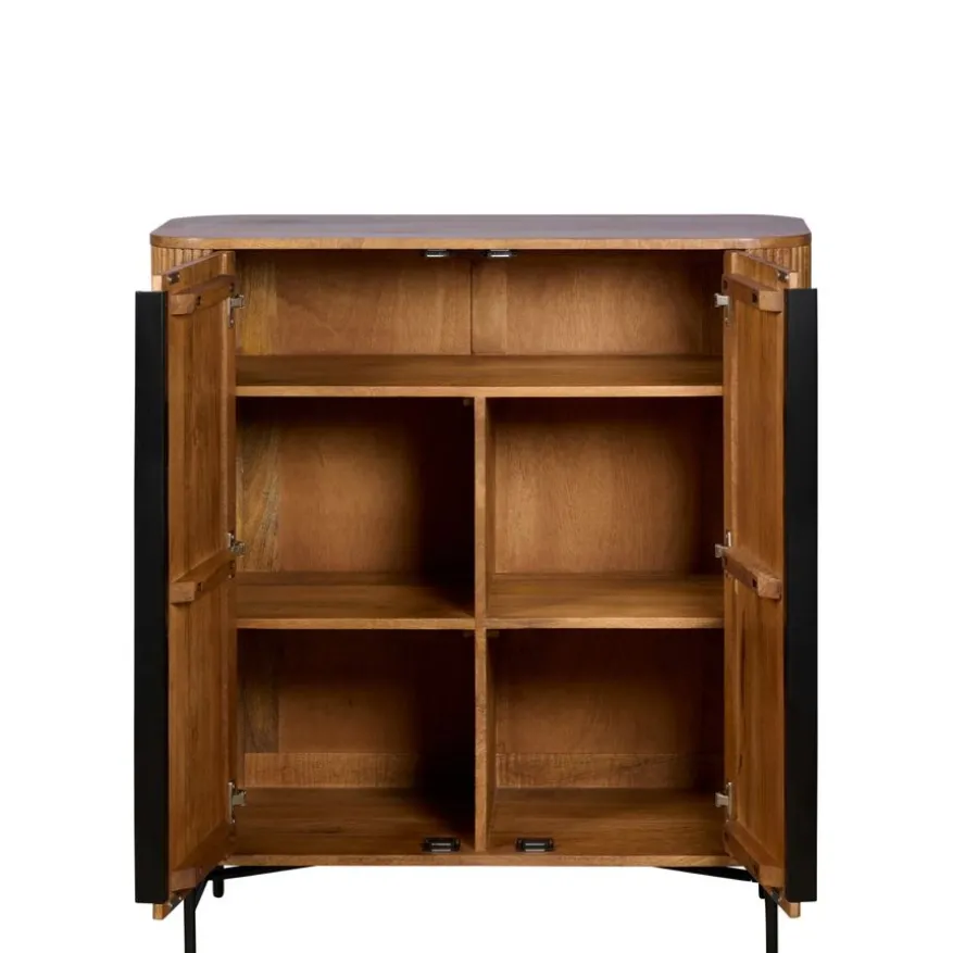 Wandkast Rego Bruin - 90x100x40 cm