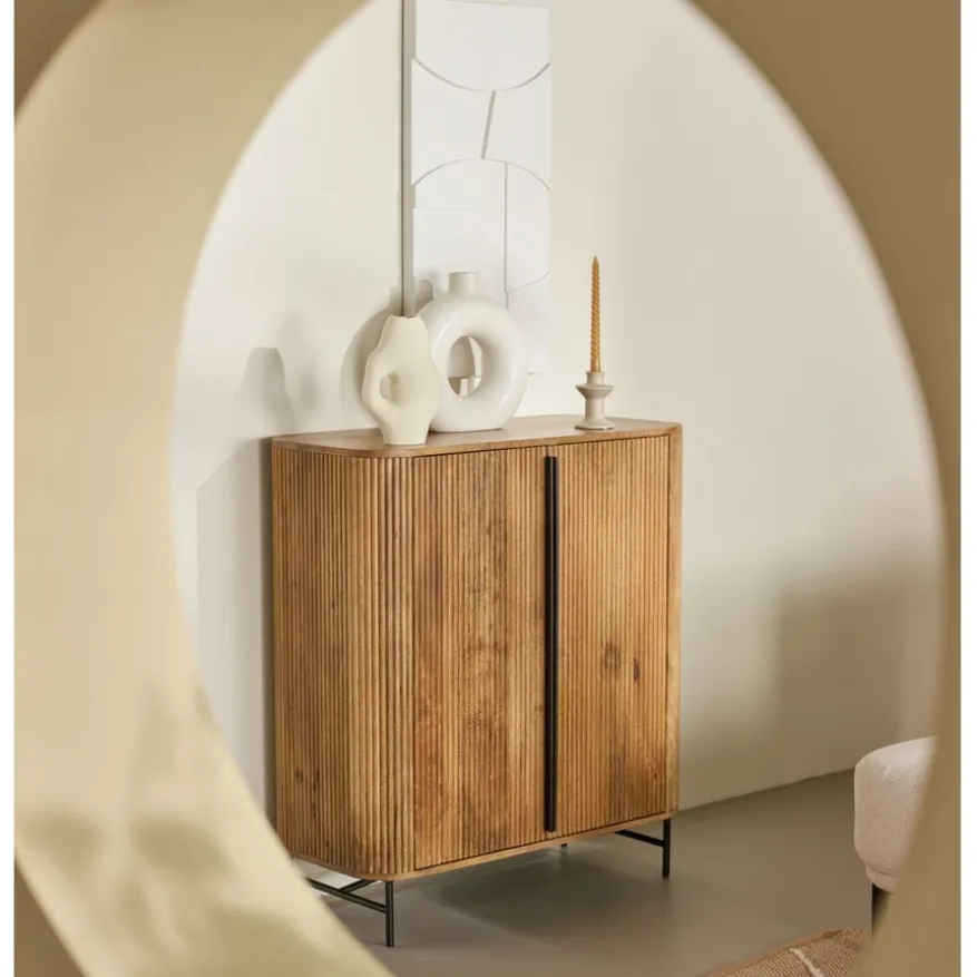 Wandkast Rego Bruin - 90x100x40 cm
