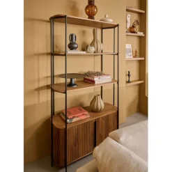 Wandkast Rego Bruin - 98x171x35 cm