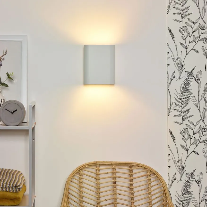 Wandlamp Ovalis Wit