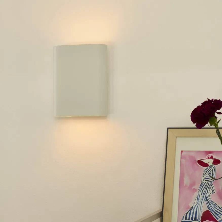 Wandlamp Ovalis Wit