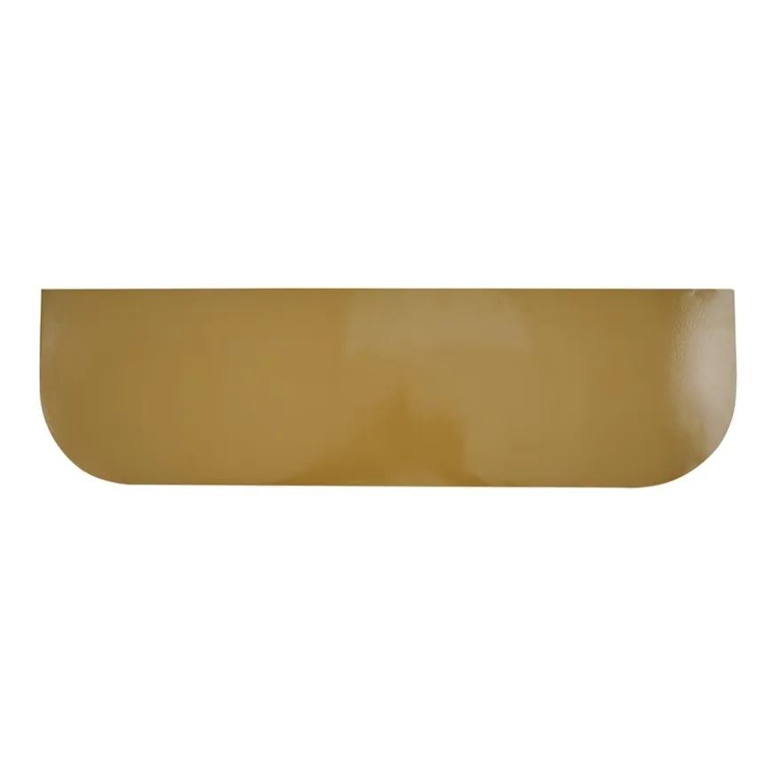 Wandplank Disk Mosterd - 70x20 cm