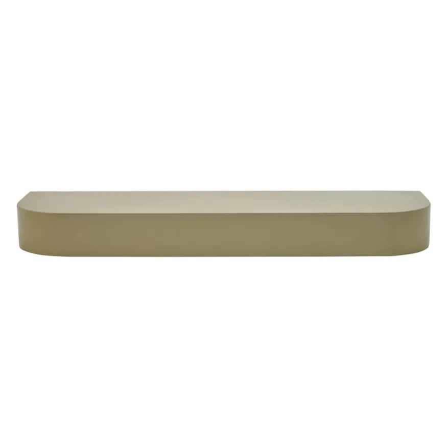 Wandplank Disk Olijfgroen - 70x20 cm