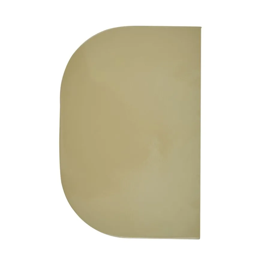 Wandplank Disk Olijfgroen - 30x20 cm