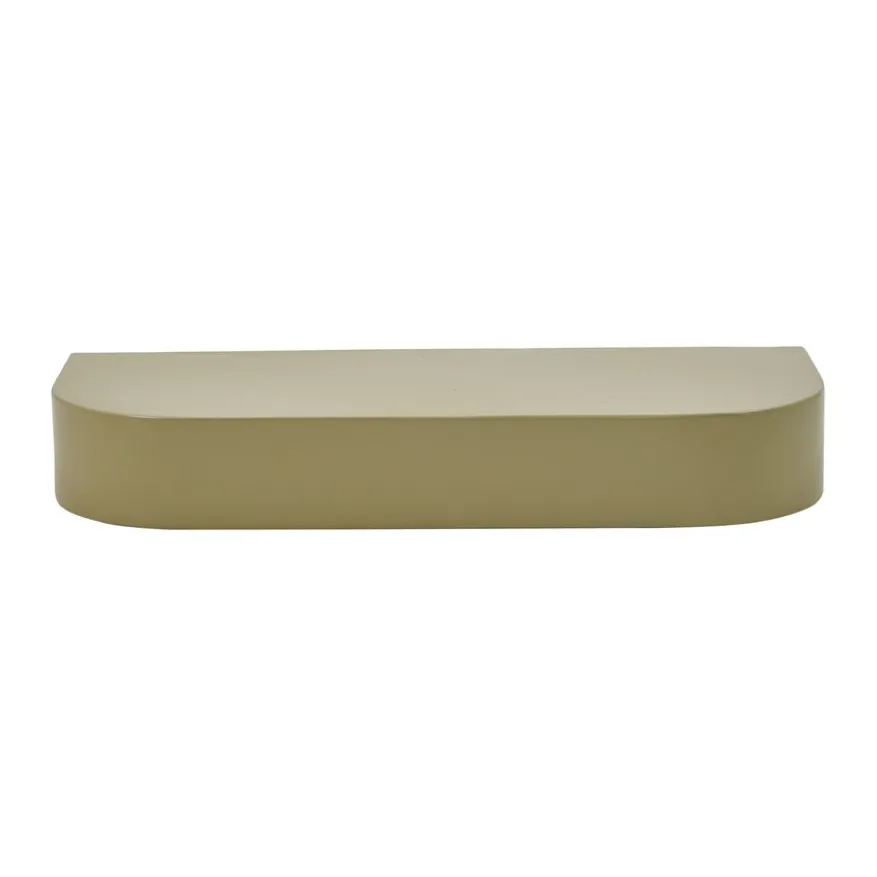 Wandplank Disk Olijfgroen - 50x20 cm
