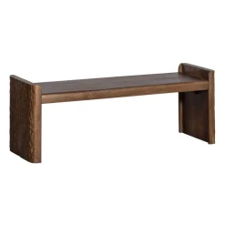 WOOOD Bank Prop Bruin - 120 cm