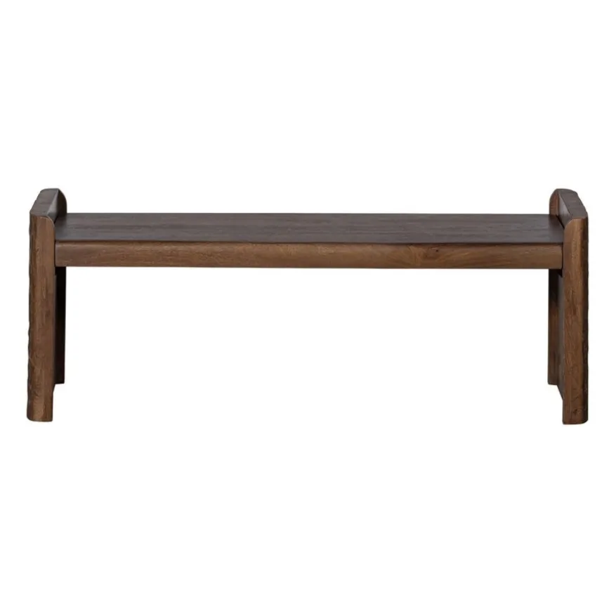 WOOOD Bank Prop Bruin - 120 cm