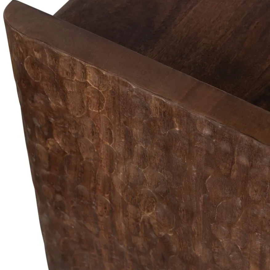 WOOOD Bank Prop Bruin - 120 cm