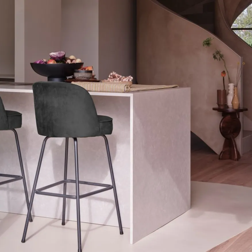 WOOOD Barkruk Vogue Zwart - 80 cm