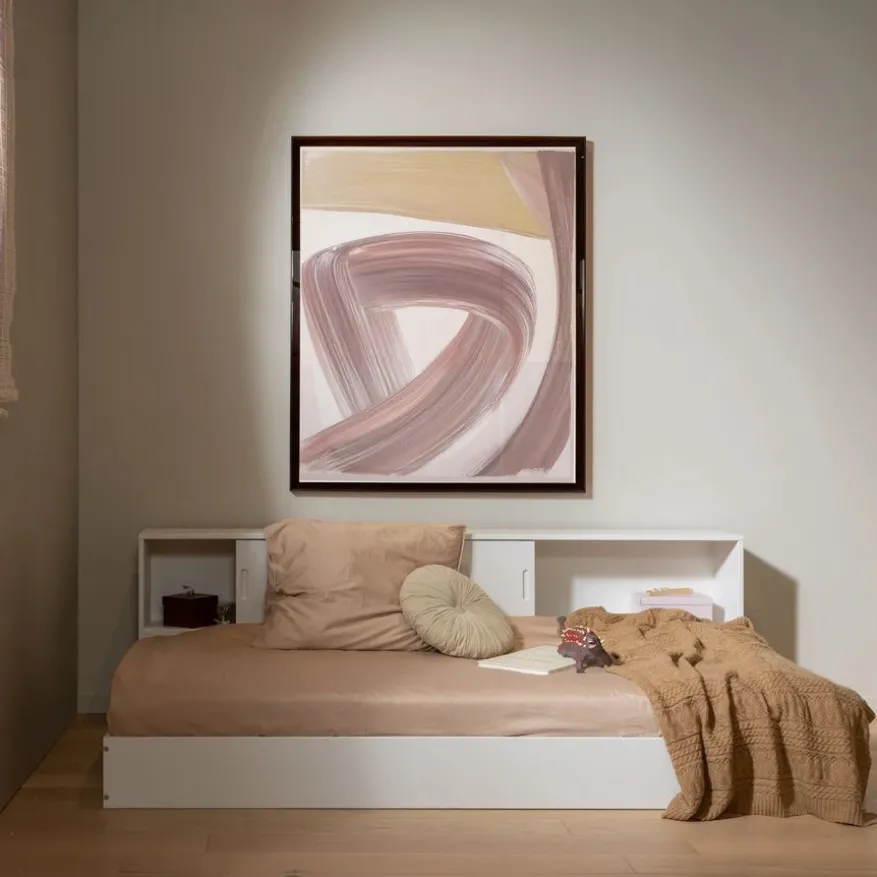 WOOOD Bed Carter Wit - 90x200 cm