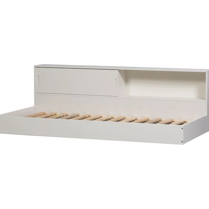 WOOOD Bed Carter Wit - 90x200 cm