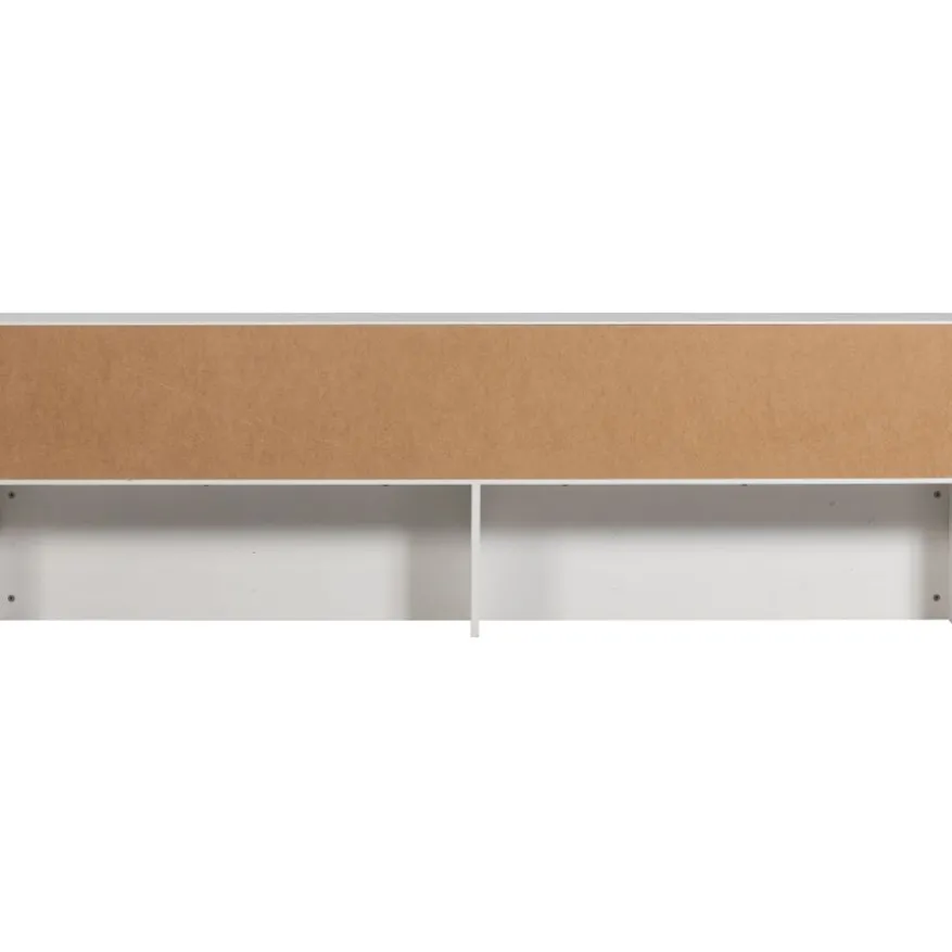 WOOOD Bed Carter Wit - 90x200 cm