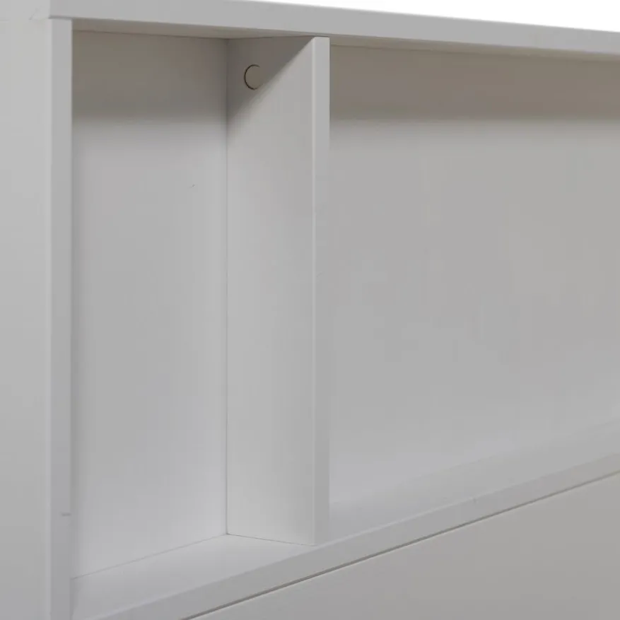 WOOOD Bed Carter Wit - 90x200 cm