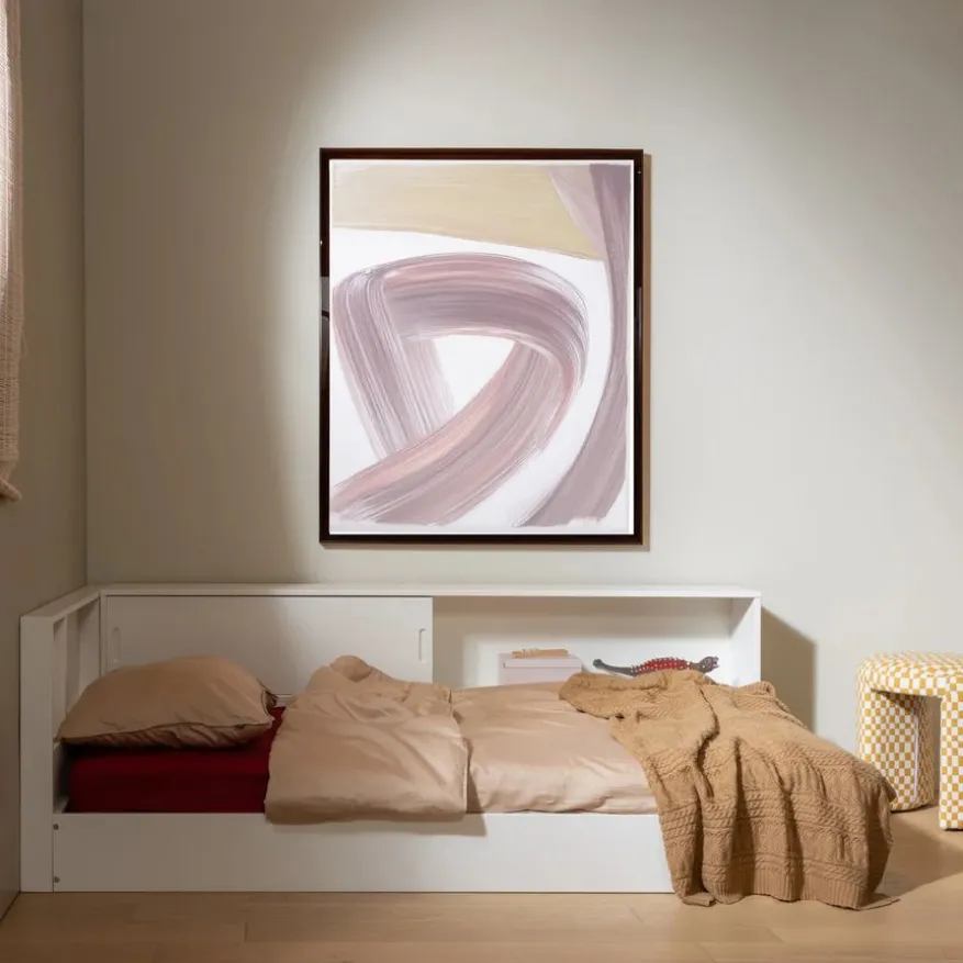 WOOOD Bed Carter Wit - 90x200 cm