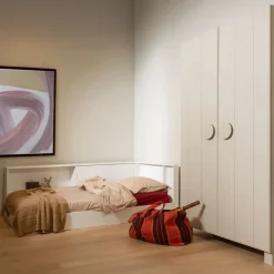 WOOOD Bed Carter Wit - 90x200 cm
