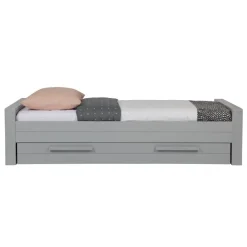 WOOOD Bed Dennis Grijs - 90x200 cm
