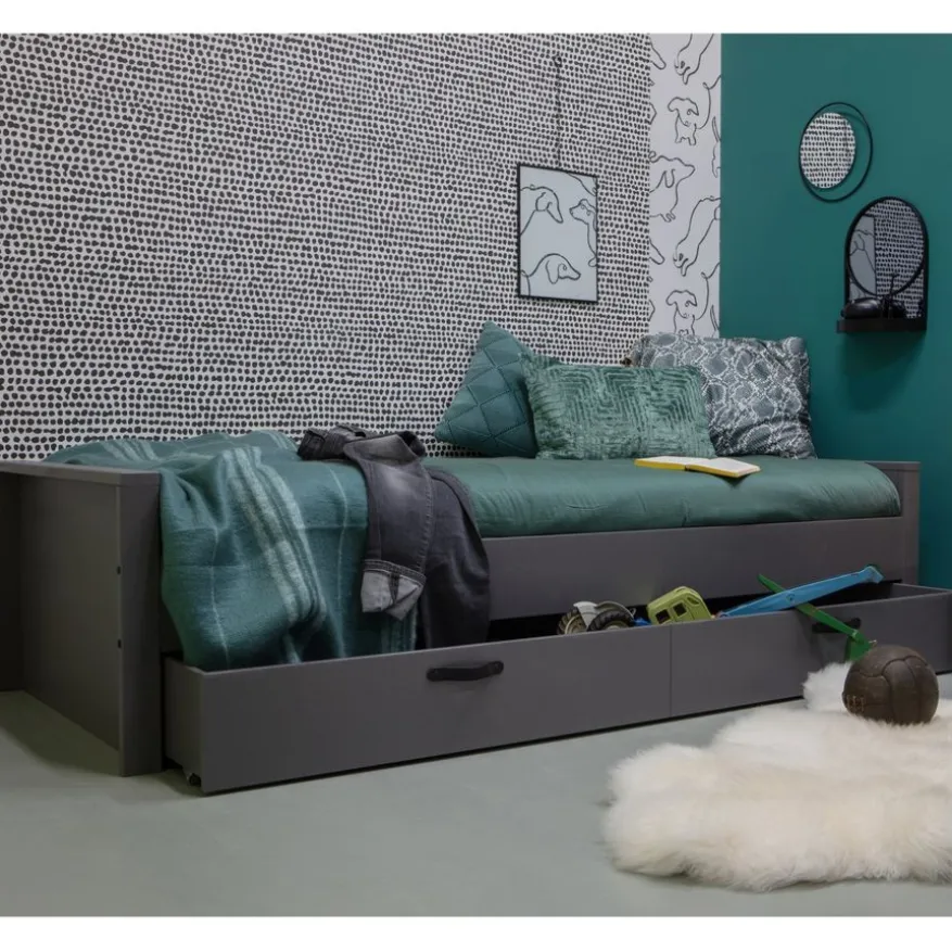 WOOOD Bedlade Morris Leem - 190x90 cm