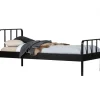 WOOOD Bed Mees Zwart - 90x200 cm