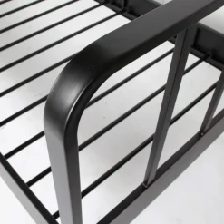WOOOD Bed Mees Zwart - 90x200 cm